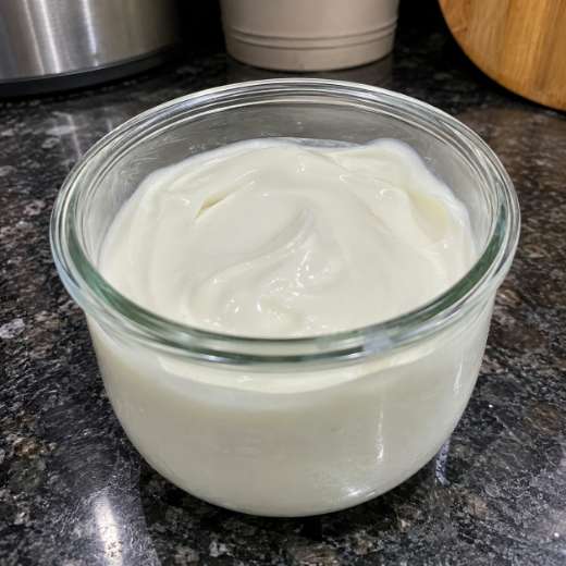 Iogurte natural em destaque