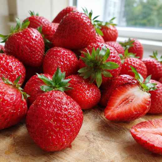 Morango em destaque