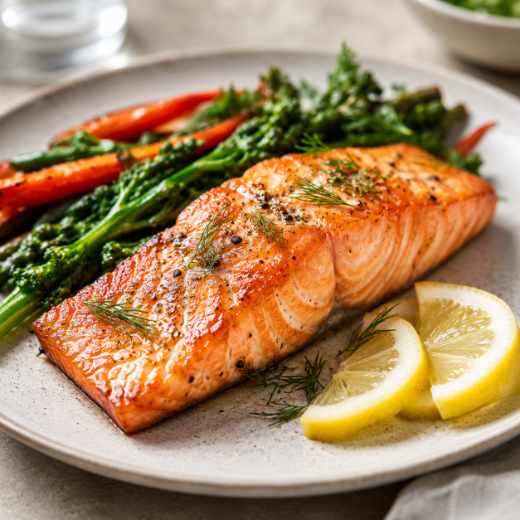 Salmão em destaque