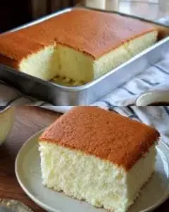 Minha bisavó me ensinou a fazer esse Bolo algodão de leite condensado, sem farinha de trigo