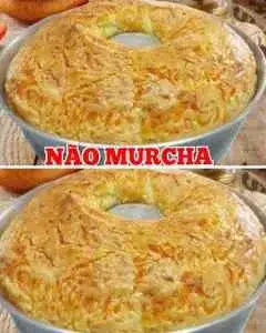 NÃO MURCHA!! O MELHOR BOLO DE PÃO DE QUEIJO FEITO NO LIQUIDIFICADOR