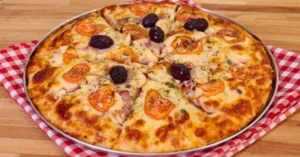 PIZZA CASEIRA SIMPLES E FÁCIL SEM BAGUNÇA E SUJEIRA DE FARINHA – MASSA DE PIZZA CASEIRA RÁPIDA