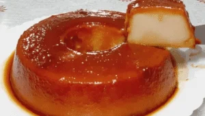 Pudim de Pão Cremoso sem Leite Condensado com apenas 3 Ingredientes