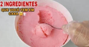 SORVETE CASEIRO com 2 INGREDIENTES! SEM GELATINA! RENDE MUITO!