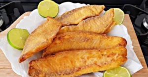 Use água quando for fritar o peixe! Segredo dos melhores restaurantes!!!