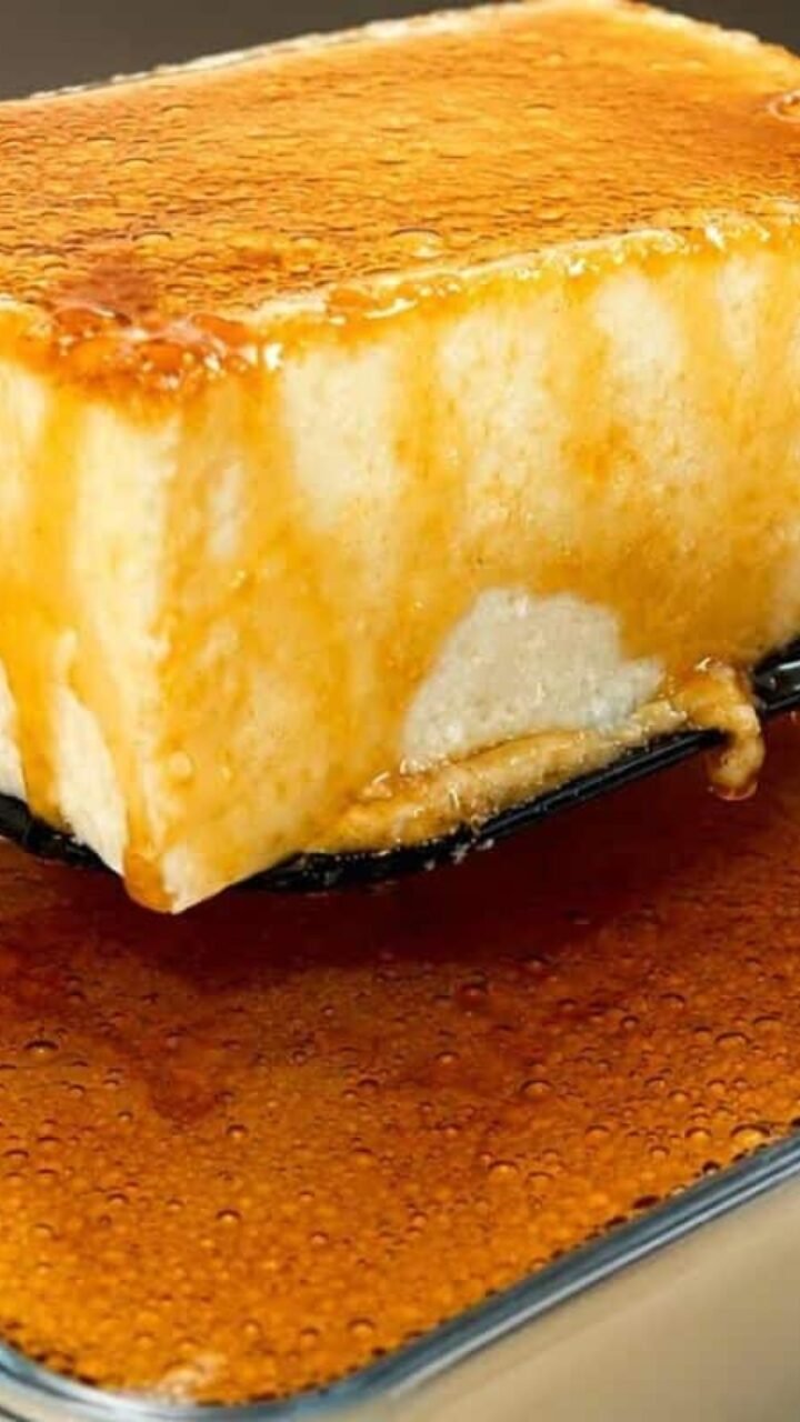 Pudim de Travessa Batido no Liquidificador
